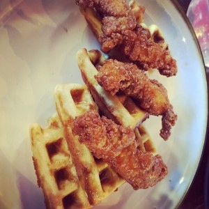 Chicken and waffles