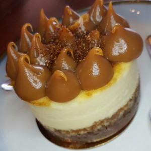 cheesecake de dulce de leche