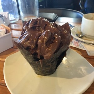 muffin de croissant caramelizado con nutella