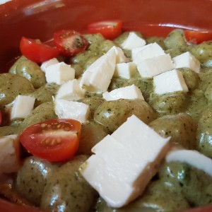 gnochi con pesto