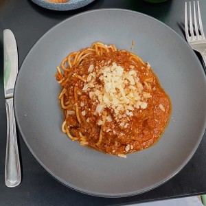Platos fuertes - Spaghetti bolognesa