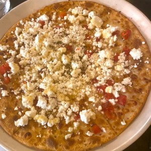 Pizza queso feta y miel