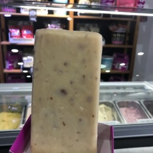 paleta de almendras y dulce de leche