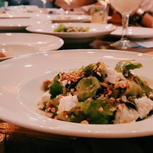 Ensalada con queso de cabra