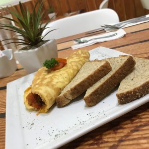 omelet de pavo
