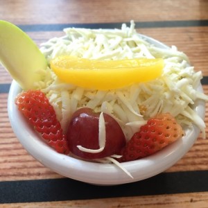 mini ensalada de frutas 