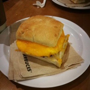 Breakfast ham and cheese
