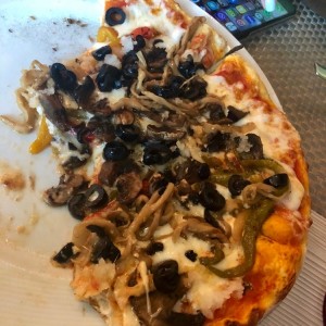 Pizza vegetariana!! full recomendada