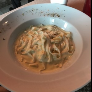 Fetuccini en crema