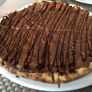 Pizza de nutella