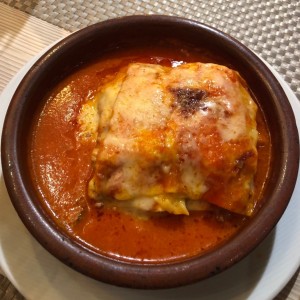 Lasagna de carne 