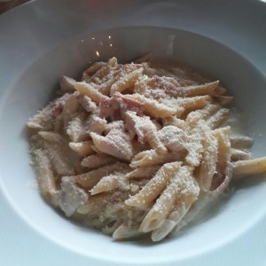 pasta en salsa alfredo