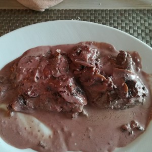 Filete de res al vino