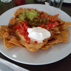 nachos de carne