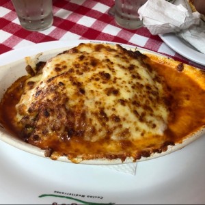 Lasagna con carne Gratinada