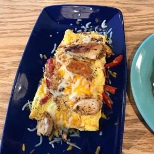 Chiken Fajita Omelette