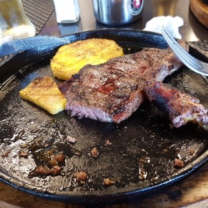 tabla de new York steak con chorizo