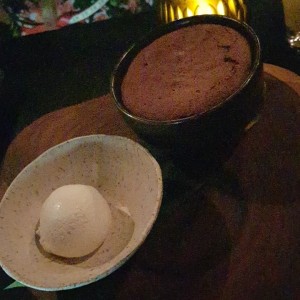 POSTRES - BAKED CHOCOLATE MOUSSE