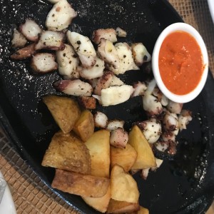 Pulpo a la grega