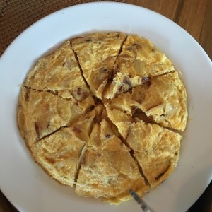 tortilla de huevos y papas