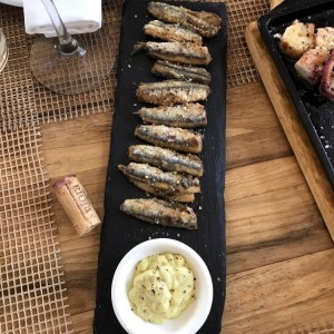 Boquerones frito