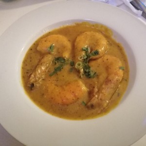 langostinos con curry