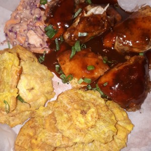 jerk chickens platter