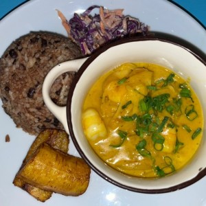 Camarones al curry