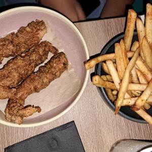 Buttermilk Chicken Tenders + Side