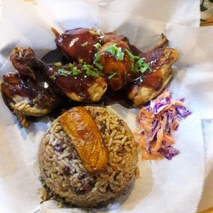 jerk chicken platter 