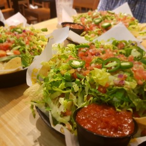 Nachos con pollo