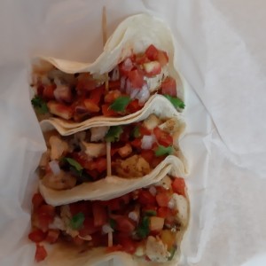 tacos de pollo