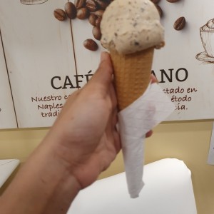 Cono y helado Kroc. Choc.