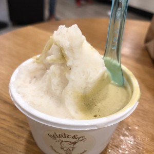 Helado Pistache e Guanabana