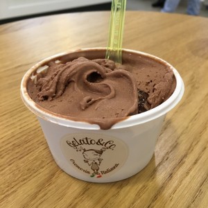 Helado de chocolate Rocher