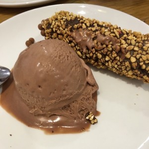 Caneloni de Dulce de Leche y Helado Ferrero