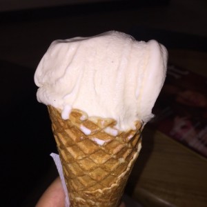 helado de vainilla