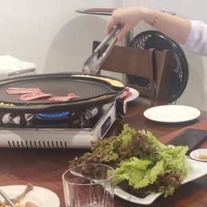 BBQ Coreano de tiras de carnes de res