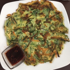 Pancake coreano (opcion vegetariano)
