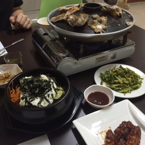 bibimbap y bbq coreano