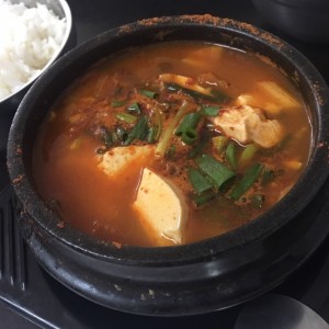 sopa con tofu