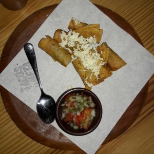 flautas de carne