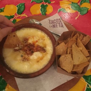 Queso Fundido + Chorizo