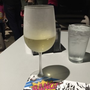 copa de vino blanco