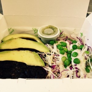 Black bean & avocado hot box 