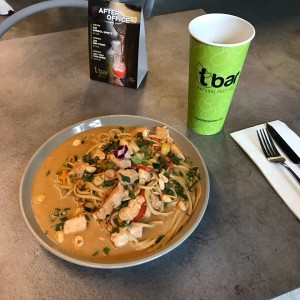 pad thai Tbar original. a little different from what iI expected but tasty.