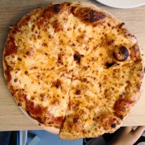 pizza de mozzarella