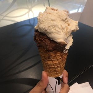 helado: chocolate + galleta de maria ????