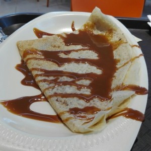 crepe de dulce de leche