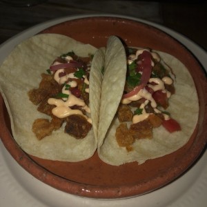 tacos de chicharron